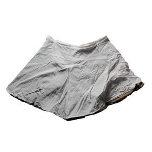 Vince Linen Blend Flouncy Shorts Flowy Preppy Lagenlook Summer Spring White 10